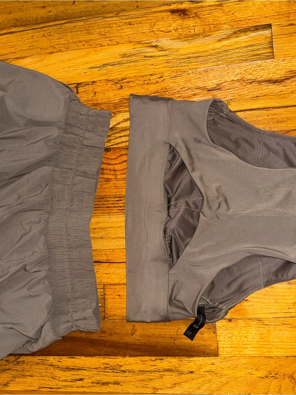 High Neck Sports Bra in Taupe (No Pads) - Picture 6 of 6